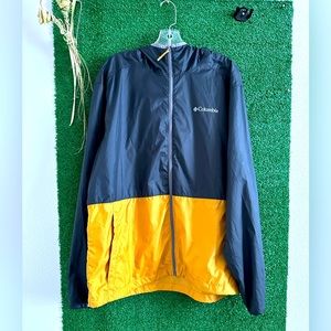 Columbia Mens Center Ridge Windbreaker Jacket L unisex
